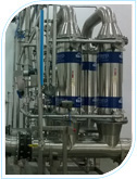 Downstream filtration for symbiotec