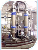 Downstream filtration for symbiotec
